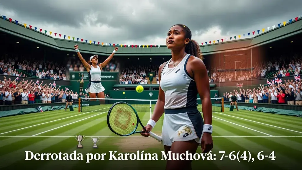 Osaka cai nas quartas em Wimbledon, mas mantém fé em um quinto Grand Slam